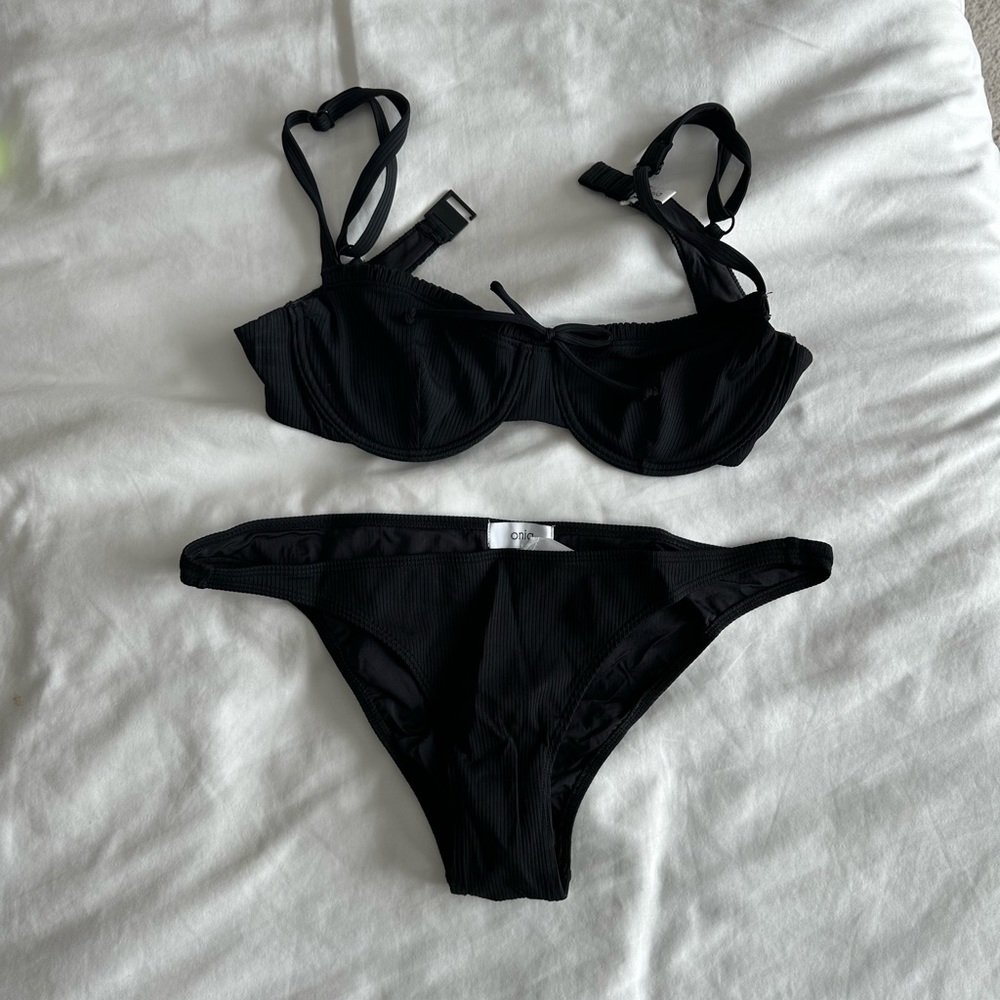Onia Black Bikini Set